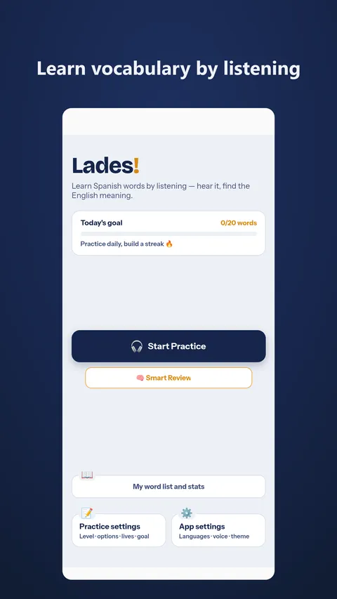 Level selection screen